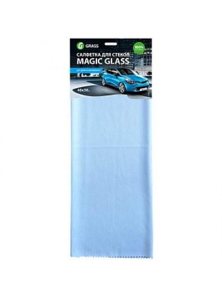 GRASS Салфетка из микрофибры для окон и стекла Magic Glass, 10 шт/уп