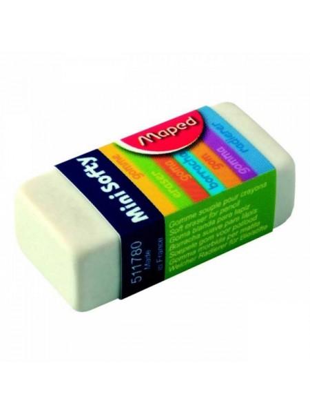 MAPED Ластик "Mini-Softy" белый