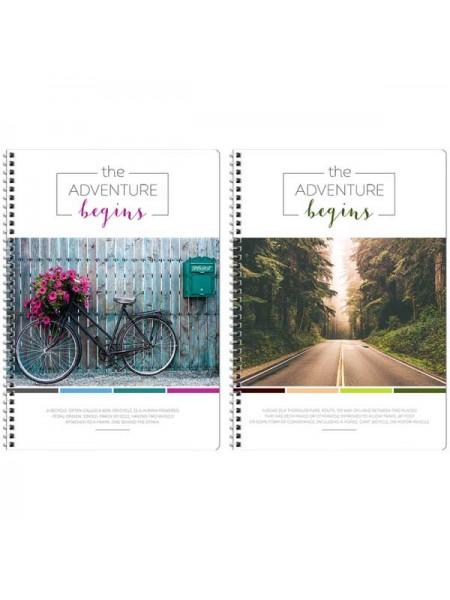 ArtSpace Тетрадь А4, 80 листов, клетка, на гребне "Путешествия. Яркие впечатления"