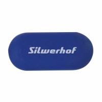 SILWERHOF Ластик 56x25x10мм, каучук синтетический, желтый/синий