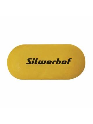 SILWERHOF Ластик 56x25x10мм, каучук синтетический, желтый/синий