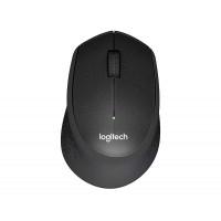 Logitech Мышь беспроводная M330 Silent Plus, черная
