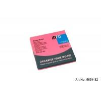 Info notes Бумага для заметок 75х75мм, 80 л., Neon