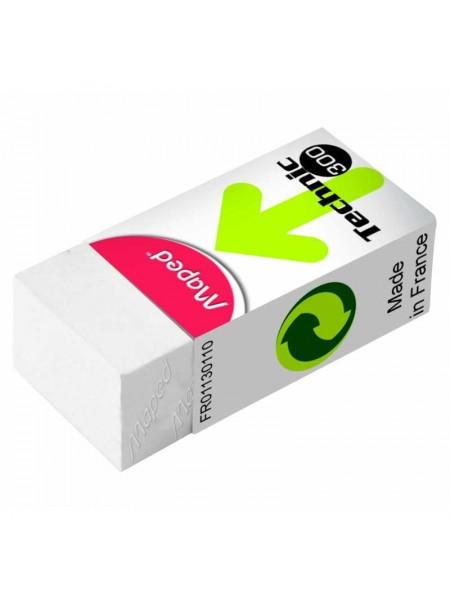 MAPED Ластик "Technic 300" белый, целлофановая упаковка