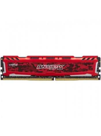 Crucial Оперативная память 16GB DDR4 PC4-21300 Ballistix Sport LT Red