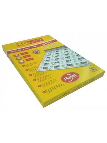 PLANET Utility Наклейки  52.5 х 21.2, белые, 56/100