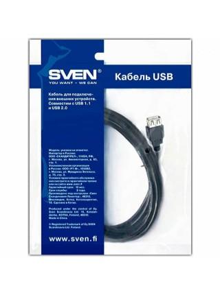 Sven Удлинитель USB 2.0 AM-AF 5м Sven Удлинитель USB 2.0 AM-AF 5м