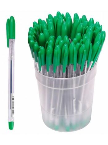 СТАММ Ручка шариковая  "Vega" 511 с зеленым стержнем, на масляной основе, 0.7 мм