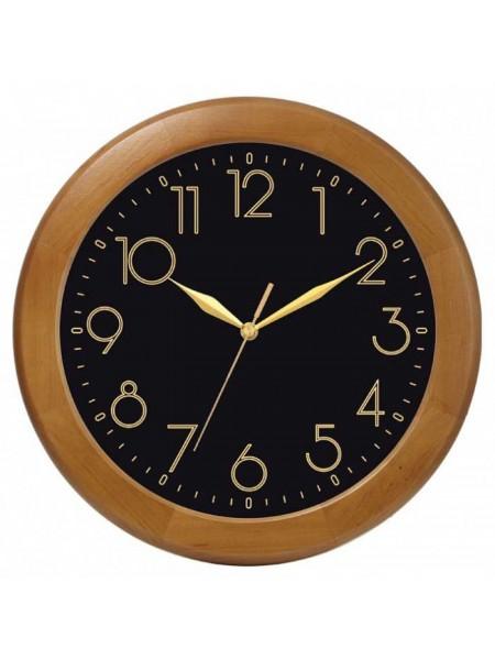 TROYKA Часы настенные 11161180 коричневые, деревянный корпус TROYKA Часы настенные 11161180 коричневые, деревянный корпус