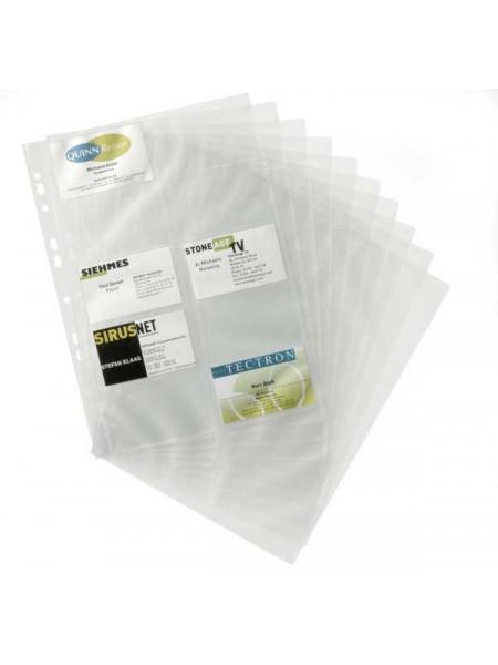 DURABLE Вкладыши для визитниц на кольцах А4, 10 шт/уп