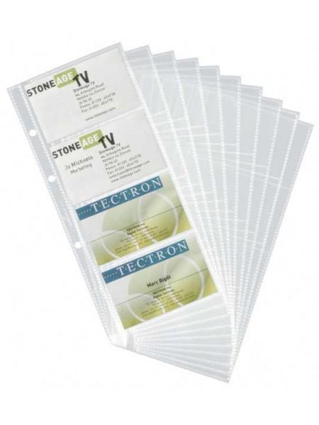 DURABLE Вкладыши для визитниц на кольцах А5, 10 шт/уп