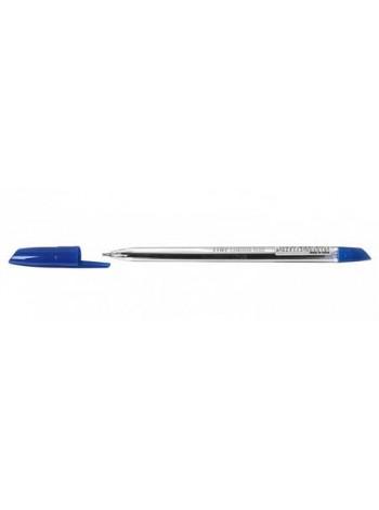Linc Ручка шариковая Corona Plus 0.7 мм, корпус прозрачный, стержень синий