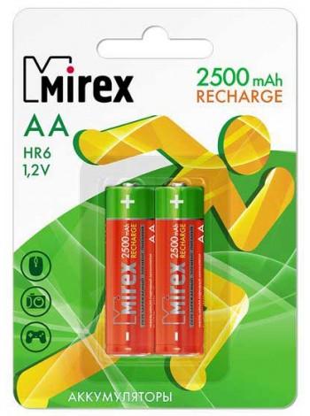 MIREX Аккумулятор  АА 2500 мАч NiMH (блистер по 2 шт.)