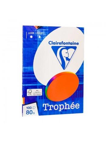 Набор цветной бумаги "Trophée", пл. 80г/м2, ф.А4, 100л, интенсивные тона
