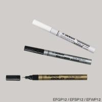 SNOWMAN Маркер лаковый серебро EFSP-12 (0.5 мм)