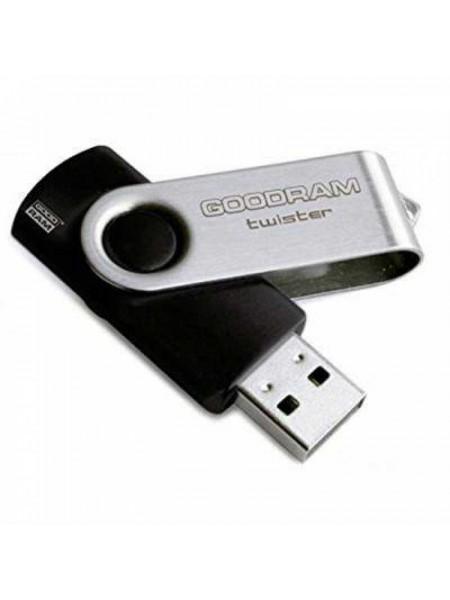 GOODRAM 16Gb USB FlashDrive TWISTER/UTS, черный GOODRAM 16Gb USB FlashDrive TWISTER/UTS, черный