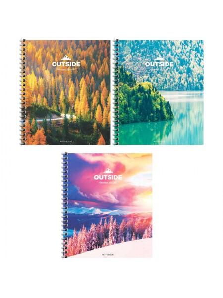 ArtSpace Тетрадь А5, 96 листов, клетка, на гребне "Путешествия. Открой мир"