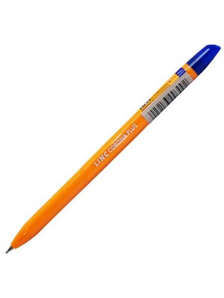 Linc Ручка шариковая Corona Plus 0.7 мм, корпус оранжевый, стержень синий Linc Ручка шариковая Corona Plus 0.7 мм, корпус оранжевый, стержень синий