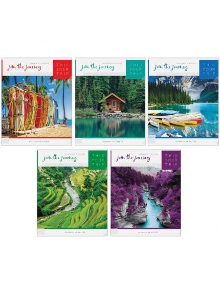 ArtSpace Тетрадь А5, 48 листов, клетка, "Природа"