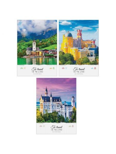 ArtSpace Тетрадь А4, 96 листов, клетка, "Путешествия. To travel is to live"