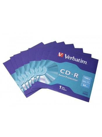 Verbatim CD-R диск 700Mb 52х DL Extra Protection в бумажном конверте
