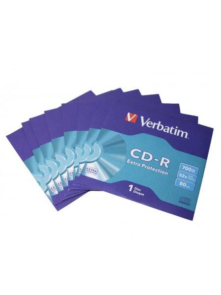 Verbatim CD-R диск 700Mb 52х DL Extra Protection в бумажном конверте