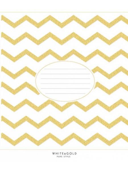 Школярик Тетрадь А5, 12 л. на скобе "Shapes", линейка