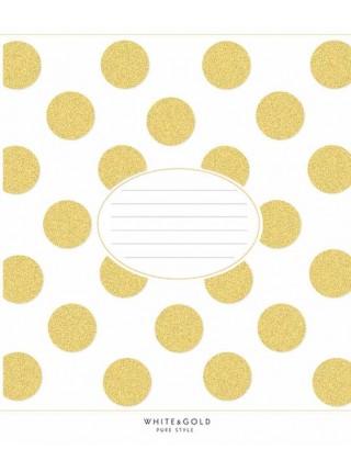 Школярик Тетрадь А5, 12 л. на скобе "Shapes", линейка