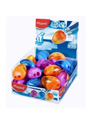 MAPED Точилка на 2 отверстия "I-Gloo", ассорти