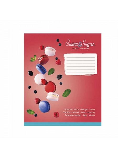 Школярик Тетрадь А5, 12 л. на скобе "Sweet&Sugar;", линейка