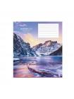 Школярик Тетрадь А5, 12 л. на скобе "Nature View", линейка