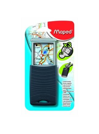 MAPED Лупа увеличительная Pocket Magnifier, 3-х кратное увеличение MAPED Лупа увеличительная Pocket Magnifier, 3-х кратное увеличение