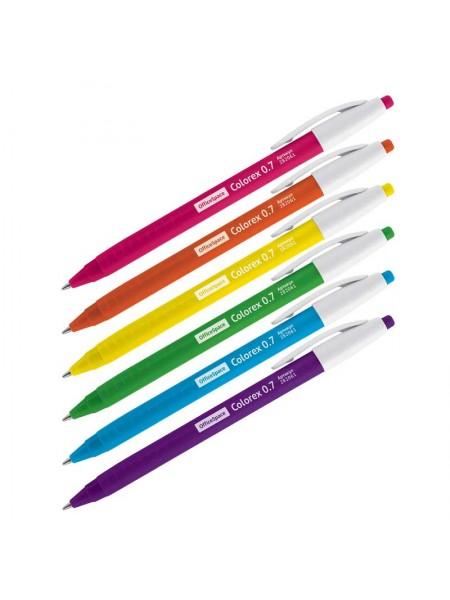 OfficeSpace Ручка шариковая автоматическая COLOREX, синяя, 0,7мм, ассорти OfficeSpace Ручка шариковая автоматическая COLOREX, синяя, 0,7мм, ассорти