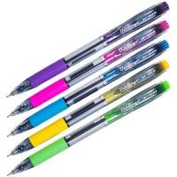 Berlingo Ручка шариковая автоматическая "SI-400 Color", синяя, 0.7мм, ассорти