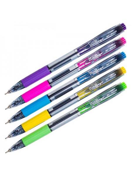 Berlingo Ручка шариковая автоматическая "SI-400 Color", синяя, 0.7мм, ассорти Berlingo Ручка шариковая автоматическая "SI-400 Color", синяя, 0.7мм, ассорти