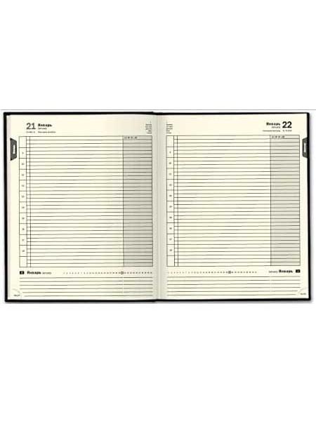 BRUNNEN Ежедневник полудатированный "Гранд де Люкс", обл. Патрициан