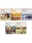ArtSpace Тетрадь А5, 18 л. на скобе, клетка "Животные. Wild world card", ВД-лак
