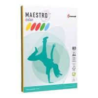 Набор цветной бумаги Maestro COLOR, пл. 80г/м2, ф.А4, 250л, интенсивные тона