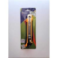 FORPUS Нож канцелярский 18мм усиленный, с 2-мя запасными лезвиями