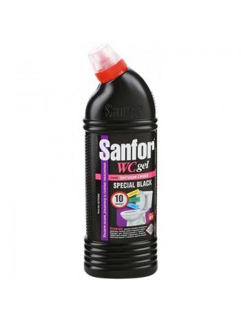 Sanfor Средство для чистки сантехники WC gel, 750 г, «WC Special Black цветущая сакура»