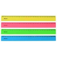 SILWERHOF Линейка 30см ассорти, флю