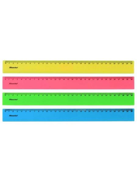 SILWERHOF Линейка 30см ассорти, флю SILWERHOF Линейка 30см ассорти, флю