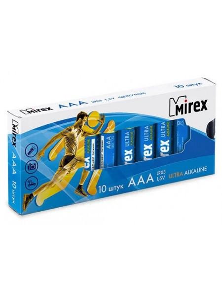 MIREX Батарея AAA Alkaline LR03, 10 шт., multipack MIREX Батарея AAA Alkaline LR03, 10 шт., multipack