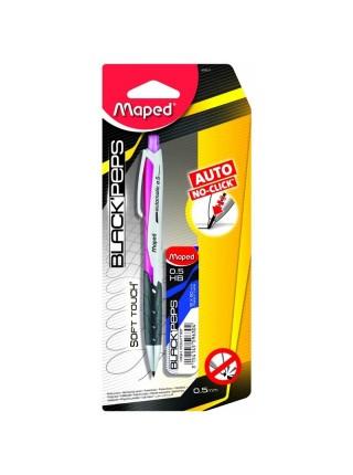 MAPED Карандаш автоматический "Black Peps", 0.5 мм, + грифель, блистер