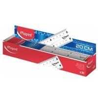 MAPED Линейка 20см "Кристалл" прозрачная