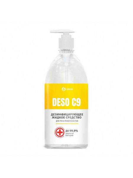 GRASS Средство дезинфицирующее "DESO C9",  1 л, с дозатором GRASS Средство дезинфицирующее "DESO C9",  1 л, с дозатором