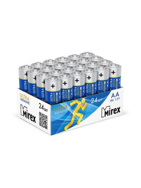 MIREX Батарея AA Alkaline LR06 Шоубокс (в блоке 24шт.) MIREX Батарея AA Alkaline LR06 Шоубокс (в блоке 24шт.)