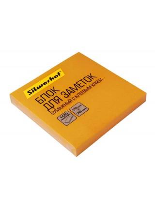 SILWERHOF Бумага для заметок 76х76мм, 100 л, неон SILWERHOF Бумага для заметок 76х76мм, 100 л, неон