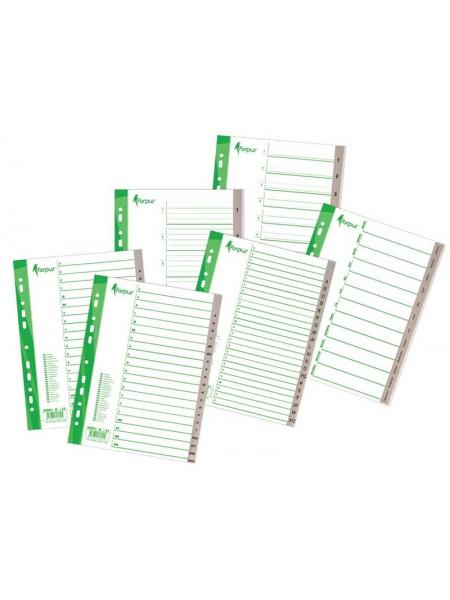 FORPUS Разделители пластиковые, цифровые 1-31, ф.А4 (245x297mm), maxi, цвет серый FORPUS Разделители пластиковые, цифровые 1-31, ф.А4 (245x297mm), maxi, цвет серый