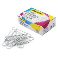 SILWERHOF Скрепки канцелярские 50 мм никелированные, 50 шт/уп